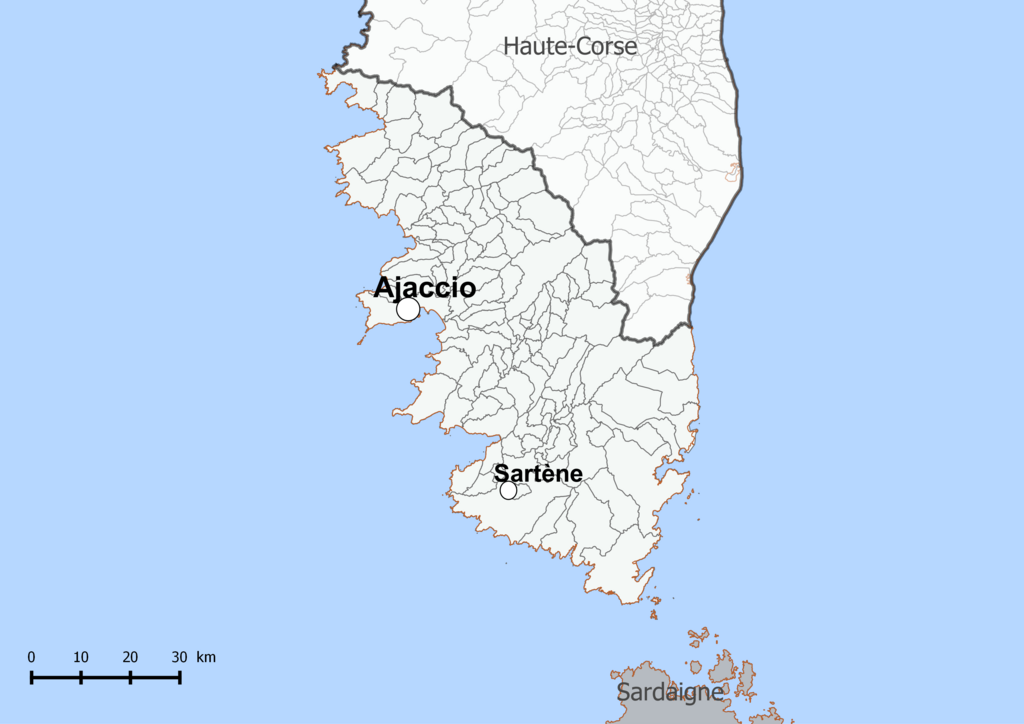 Douche sénior Corse-du-Sud